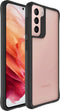 iMoshion Hoesje Geschikt voor Samsung Galaxy S21 Hoesje - iMoshion Rugged Hybrid Case - Zwart / Transparant