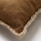Dutch Decor BURTO - Kussenhoes 60x60 cm - gewassen katoen - Tobacco Brown - bruin - met rits - zonder binnenkussen