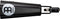 Meinl SL525BK Black Finish Series 5.25 Cha Cha Cowbell - Cowbell