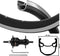 Kgs Voorwiel 28 inch (622) velg zwart spaken zilver rollerbrake vaste as