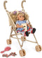 Konges Sløjd Delphine Doll Gift Set/Pop met Poppenwagen - Cherry