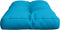 vidaXL - Palletkussen - 80x40x12 - cm - stof - lichtblauw