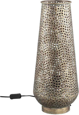 PTMD Zanza Ronde Tafellamp - H54,5 x Ø23 cm - Ijzer - Koper