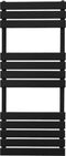 Platte Paneel Handdoekradiator - 1200mm x 450mm - 1892 BTU - Zwart