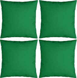 vidaXL Sierkussens 4 st 60x60 cm stof groen