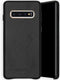 Selencia Hoesje Geschikt voor Samsung Galaxy S10 Hoesje - Selencia Gaia Slang Backcover - Zwart