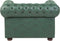 Fauteuil CHESTERFIELD Kunstleer Groen