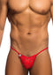 MOB EROTICWEAR - RED LACE THONG S/M
