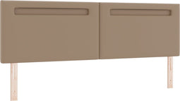 vidaXL - Hoofdbord - Simpel - Ontwerp - Cappuccino - 180 - cm - Kunstleder
