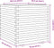 vidaXL - Plantenbak - 80x80x72 - cm - massief - grenenhout