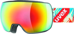 UVEX Downhill FM - Ski- & snowboardbril - 100% UV-bescherming - Zwart