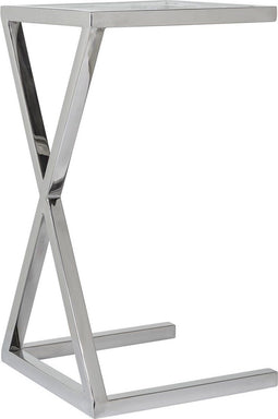 Bijzettafeltje Paramount 35x35cm - zilver