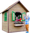 AXI Julia Speelhuis in Bruin/Groen - Speelhuisje voor de tuin / buiten - FSC hout - Tuinhuisje voor kinderen