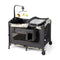 Coast - Draagbare baby speeltuin 3-in-1 - Bed commode activiteitscentrum - Grijs 107 x 72 x 80,5 cm