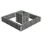 vidaXL - Gabion - plantenbak - 120x120x20 - cm - gegalvaniseerd - staal