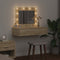 vidaXL - Wandkasten - met - LED - Verlichting - in - Sonoma - Eik
