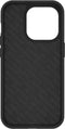 Celly Ultra Siliconen hoesje - Geschikt voor Apple iPhone 15 Pro - TPU Back Cover - Microfiber - Carbon - Zwart