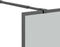 vidaXL - Inloopdouchescherm - 118x190 - cm - donker - gehard - glas