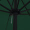 vidaXL - Tuinparasol - Ø395x245 - cm - Groen