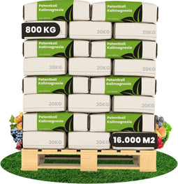 Patentkali Kalimagnesium Meststof - 800 Kg - Chloorarm - Bevat Natuurlijke Kieseriet - Bevordert Wortelgroei en Winterhardheid