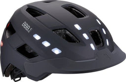 BBB Cycling District LED - Fietshelm - Verlichting - Mat Zwart - Medium/Large: 54 - 60cm - BHE-162