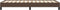 vidaXL - Bedframe - kunstleer - bruin - 90x200 - cm
