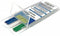 Pica 4040 - Navulling Pica Dry 3030 - 8 vullingen - Blauw Wit Groen