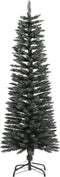 vidaXL - Kunstkerstboom - met - standaard - smal - 120 - cm - PVC - groen