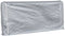 vidaXL - Haardhoutrek - met - regenhoes - 300x25x150 - cm - gegalvaniseerd - staal