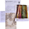 Thea Gouverneur - Borduurpakket met telpatroon - 3083A - Voorgesorteerde DMC Garens - 6 Bloemportretten - Aida - 6 cm x 17 cm - DIY Kit
