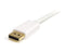Startech.com MDP2DPMM2MW - Mini DisplayPort naar DisplayPort - 2 m - Wit