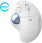 Logitech M575 - Draadloze Trackball - Ergonomisch ontwerp - Wit