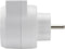 Sygonix SY-4499400 Tussenstekker Met USB Wit Set van 2 stuks
