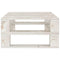 vidaXL - Tuintafel - pallet - hout - wit