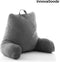 InnovaGoods Huggilow - Leeskussen met armsteunen - Ergonomisch ontwerp - Grijs