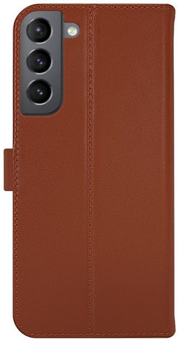 Valenta Galaxy S22 Plus - Book Case - Handgemaakt volnerf leder - Bruin