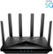 Cudy P5 - 5G SA/NSA CPE - AX3000 dual-band Wi-Fi - 4 Gigabit Ethernet-poorten