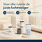 Vibrix PureFlow70 - Luchtreiniger - 468m³/u - HEPA + Koolstof Filter - Fluisterstil - Mat Wit