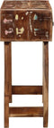 vidaXL - Wandtafel - 90x32x75 - cm - massief - gerecycled - hout