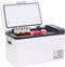vidaXL - Koelbox - met - handvat - 18 - L - PP - & - PE - zwart - en - wit