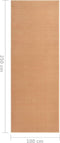vidaXL - Tapijtloper - 100x250 - cm - BCF - beige