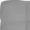 vidaXL - Palletkussen - 120x40x12 - cm - stof - grijs