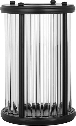 Richmond Windlicht Faey zwart groot (Black)