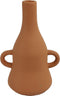Kandelaar fles met twee oren Piper terracotta