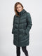 Vila Viadaya - Halflange jas - Afritsbare capuchon - Darkest Spruce Dames Maat 44