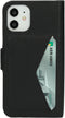 Mobiparts Classic Wallet Case - iPhone 12 Mini - Ruimte voor pasjes - Zwart