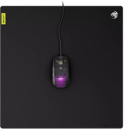 Roccat Sense Control SQ - Gaming Muismat - Antislip Rubberen Onderlaag - Zwart 450 x 450 x 3 mm