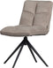 WOOOD Vinny Draaibare Eetkamerstoel - Velvet - Zand - 80x48x45