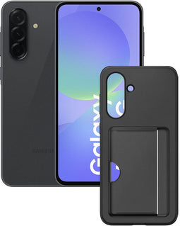 Samsung Galaxy A36 5G - 128GB - AI-functies en 50MP-camera - Awesome Black + Card Slot Case