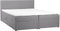 SENATOR - Boxspringbed - Grijs - 180 x 200 cm - Polyester
